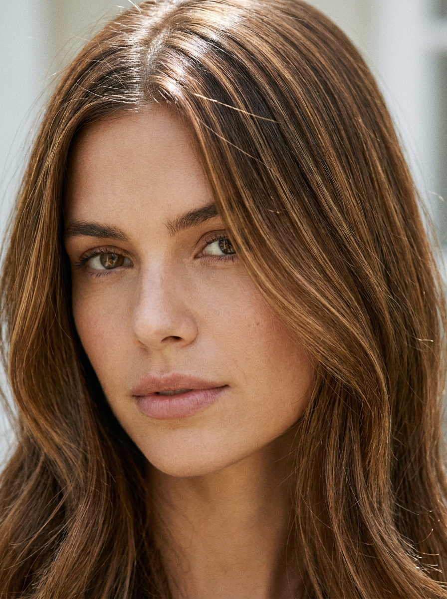 Caramel Brown mit Babylights als Caramel Brown Hair Inspiration 2026
